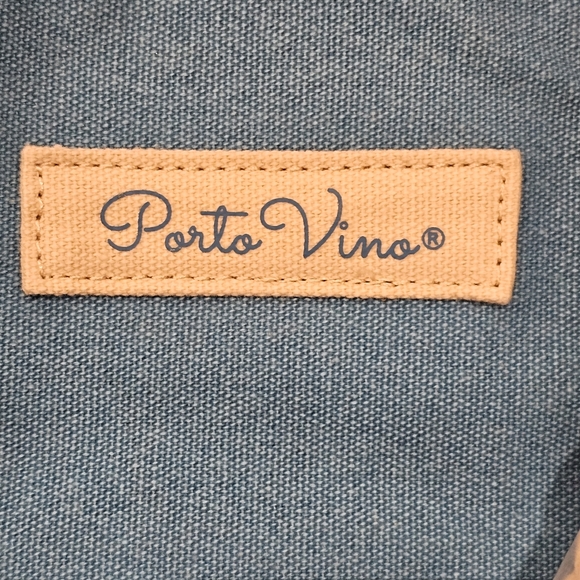 PortoVino Tote Beach Bag Canvas Wine Purse - Picture 7 of 11